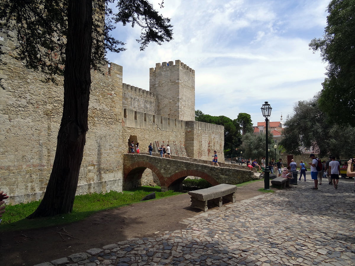 Uitzicht castelo sao jorge